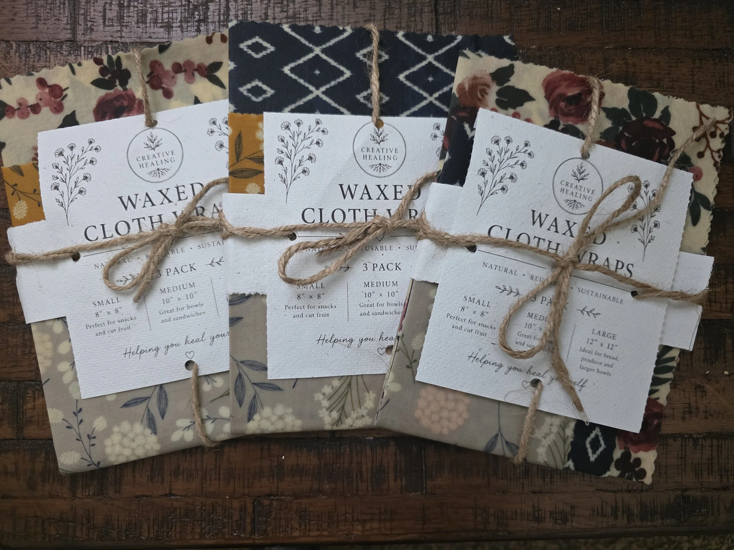 Waxed Cloth Wraps