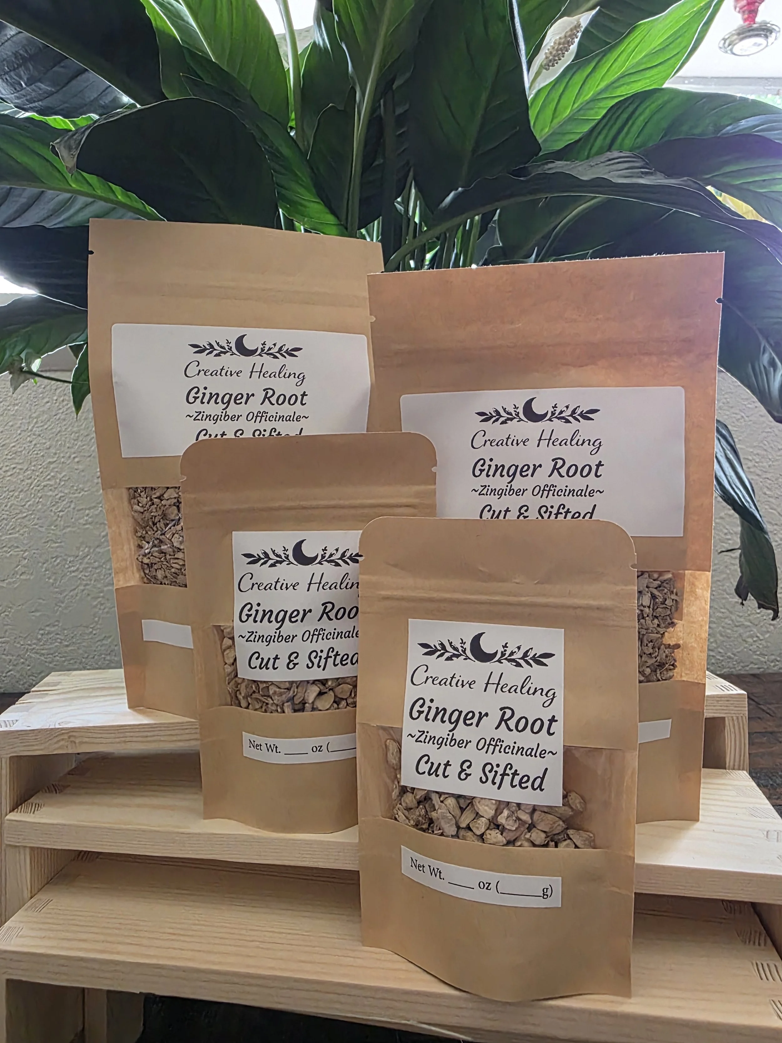 Ginger Root (Cut and Sifted) (Zingiber officinale)