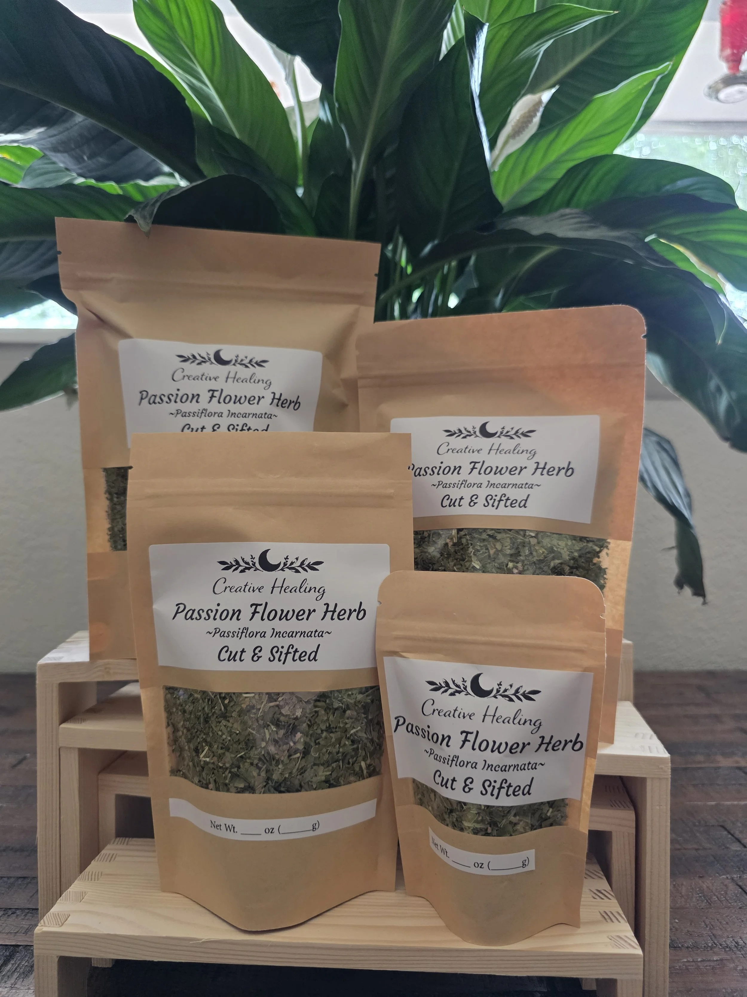 Passion Flower Herb (Cut and Sifted) (Passiflora incarnata)
