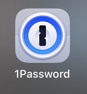 The 1Password iPhone app icon