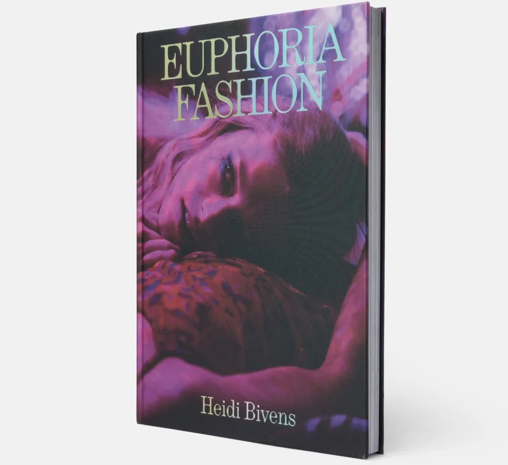 Photo of the Euphoria fashion book cover with a close up of Hunter Schafer looking moody