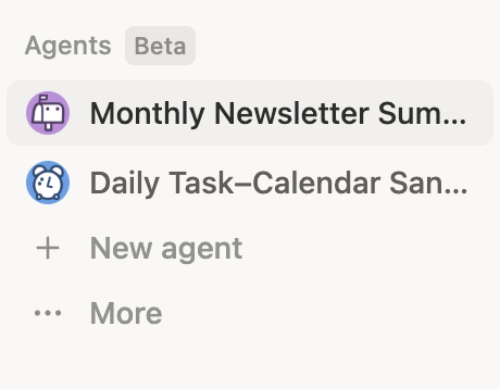 Notion Custom Agents