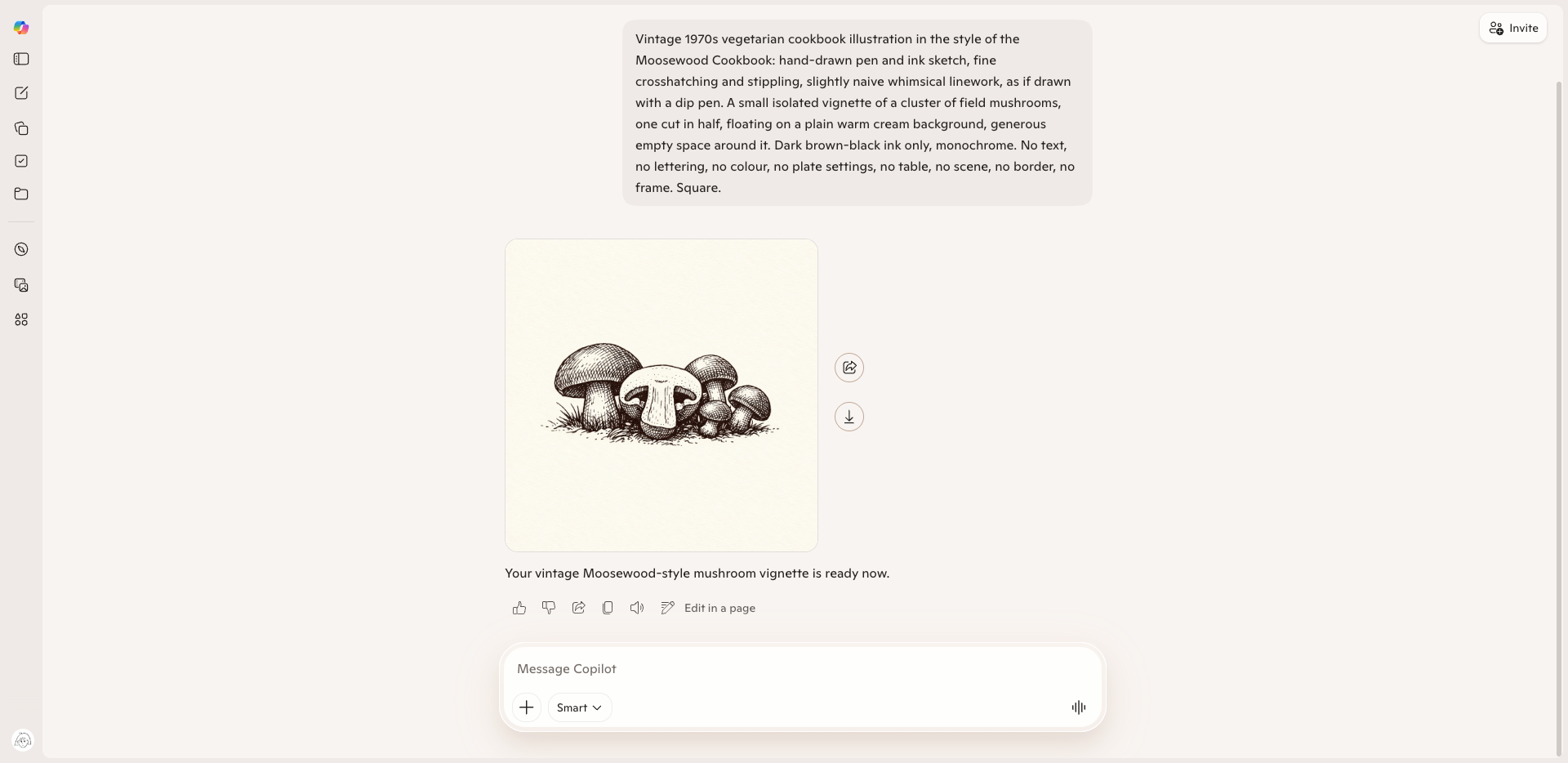Copilot’s mushrooms