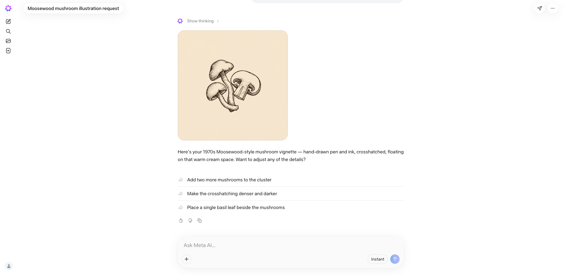 Meta’s mushrooms