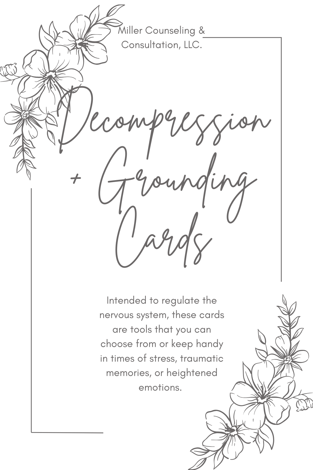 Decompression + Grounding Cards
