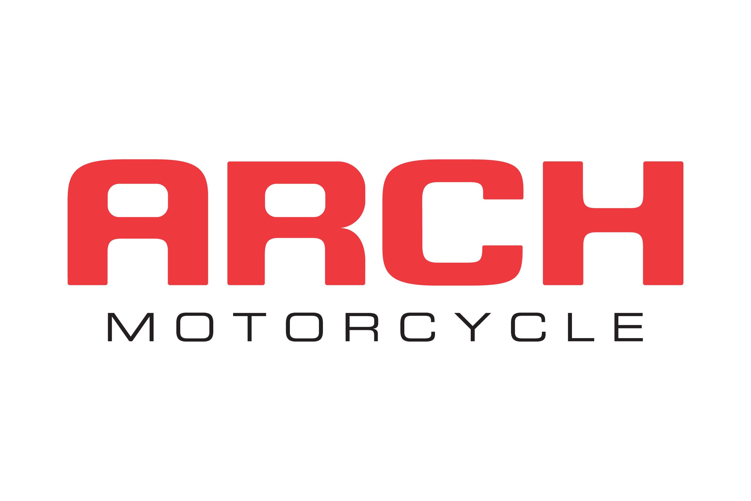 ARC Motorcycles logo with the word 'ARC' in large red letters above the smaller black text 'Motorcycle' on a black background.