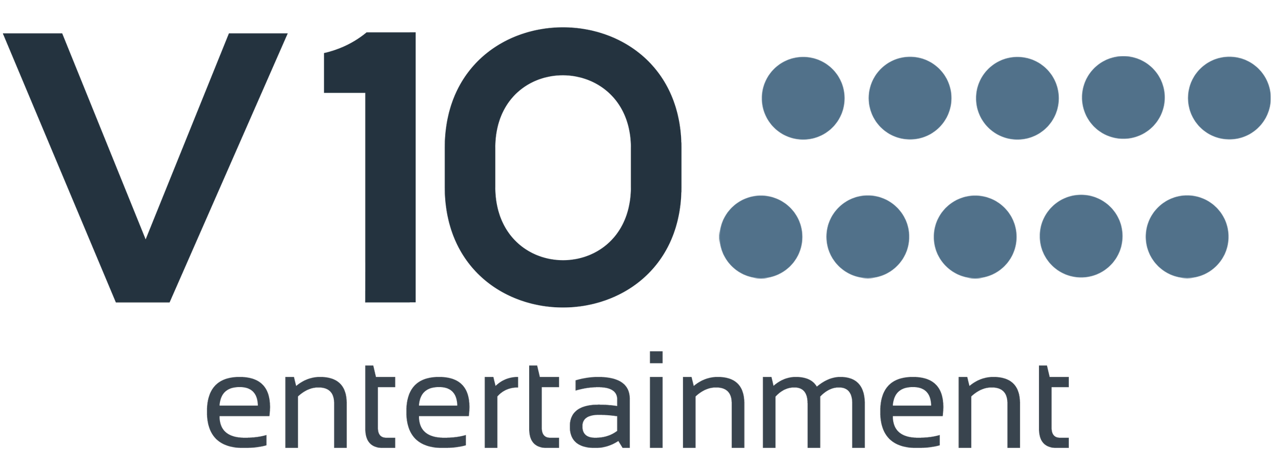 The image features the text 'Vimeo' with a play button symbol inside the letter 'V', followed by the word 'entertainment' underneath.