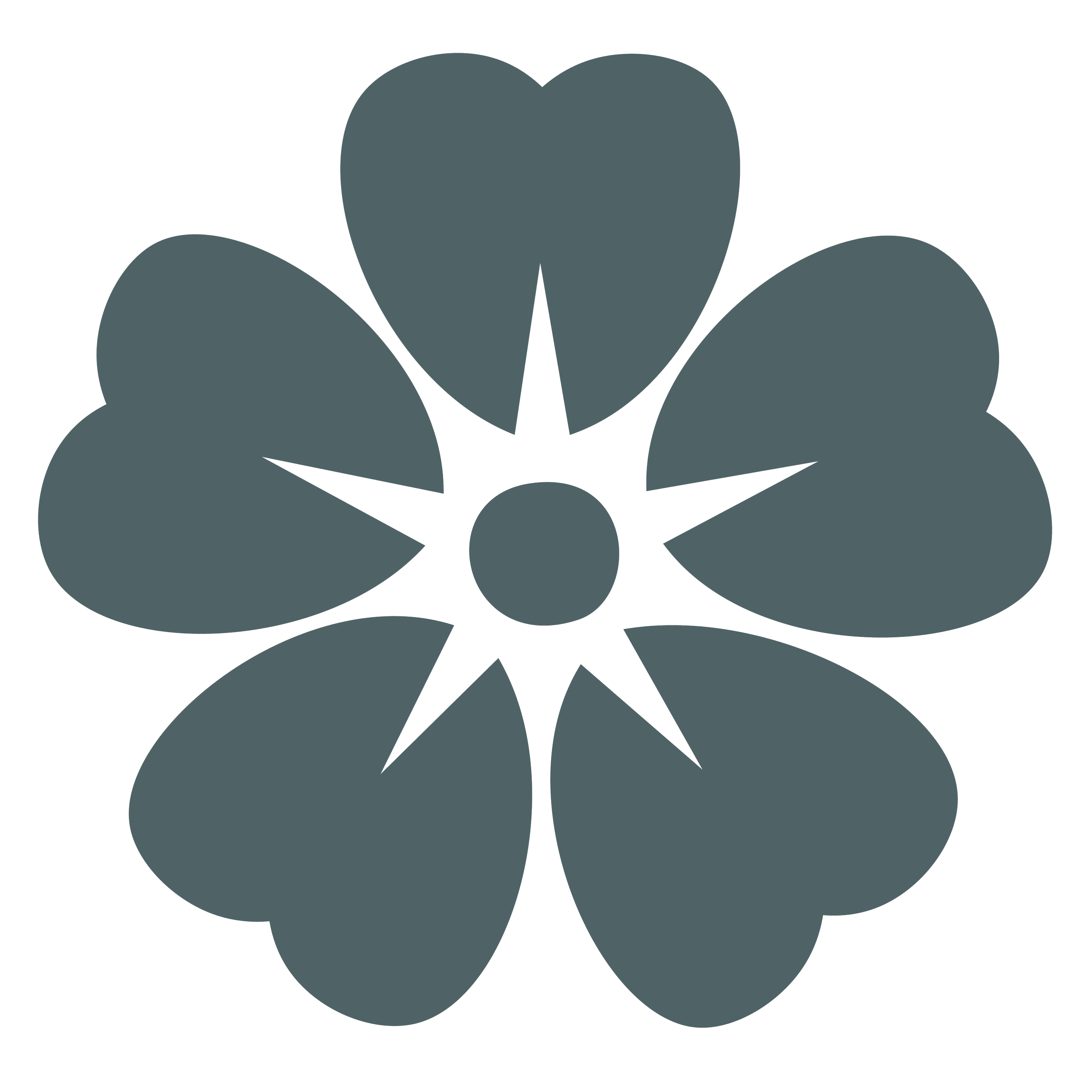 Cherry blossom logo.