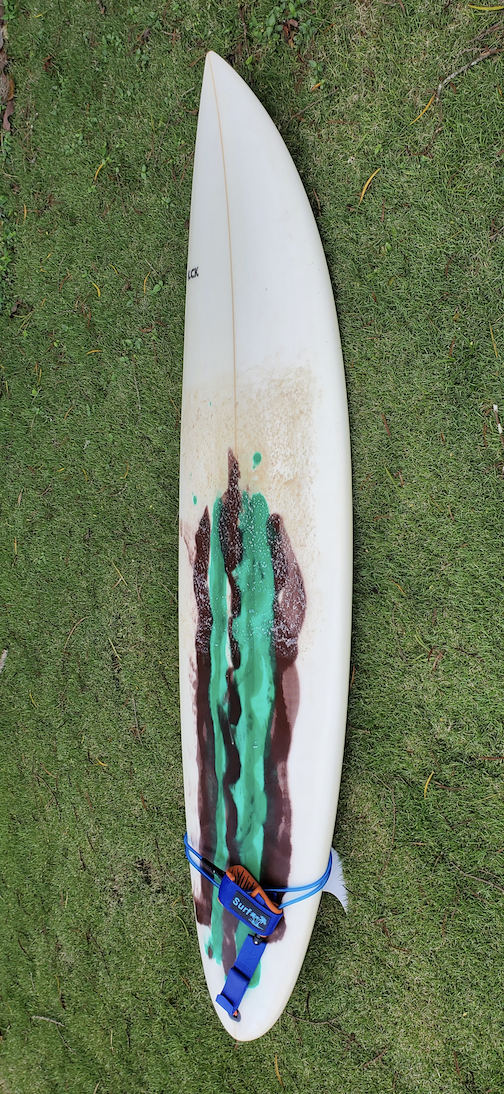  6’2 KCK w/ Leash + Fins