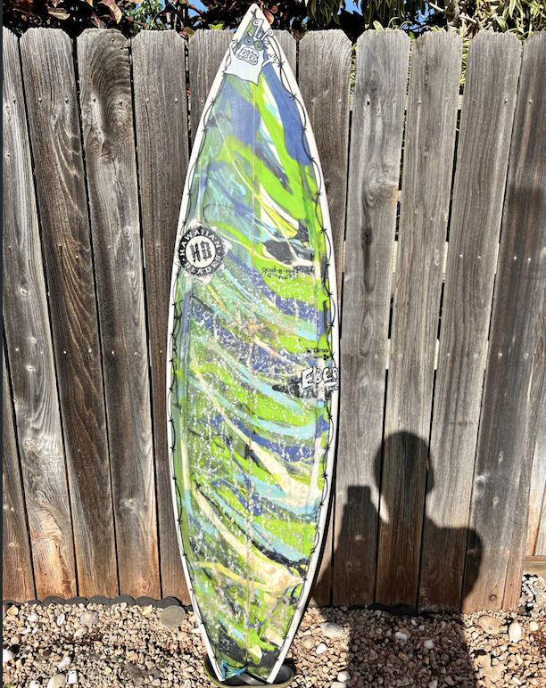 5’10 Custom Ebert Shortboard 