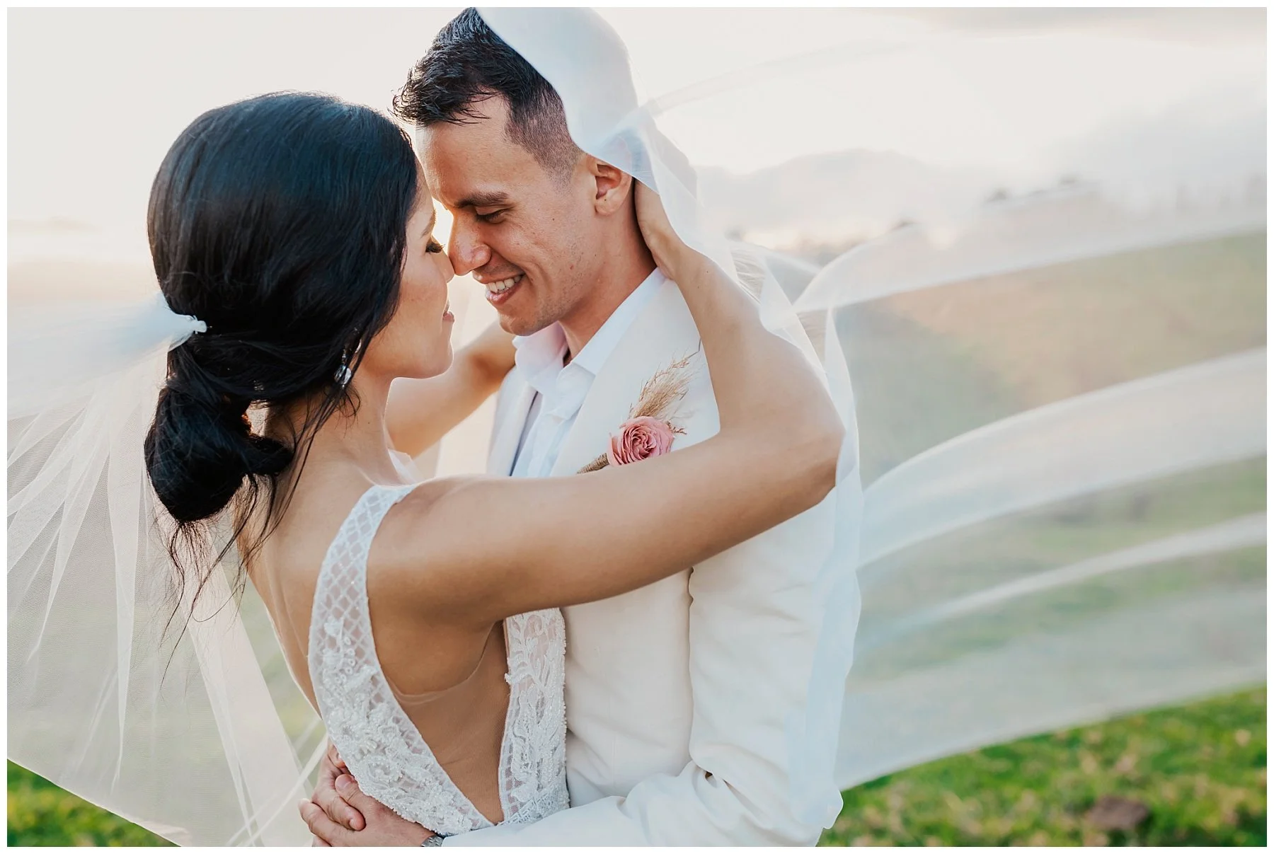 A bride and groom wedding photo by Lee Burgess from Love and Life Photography 