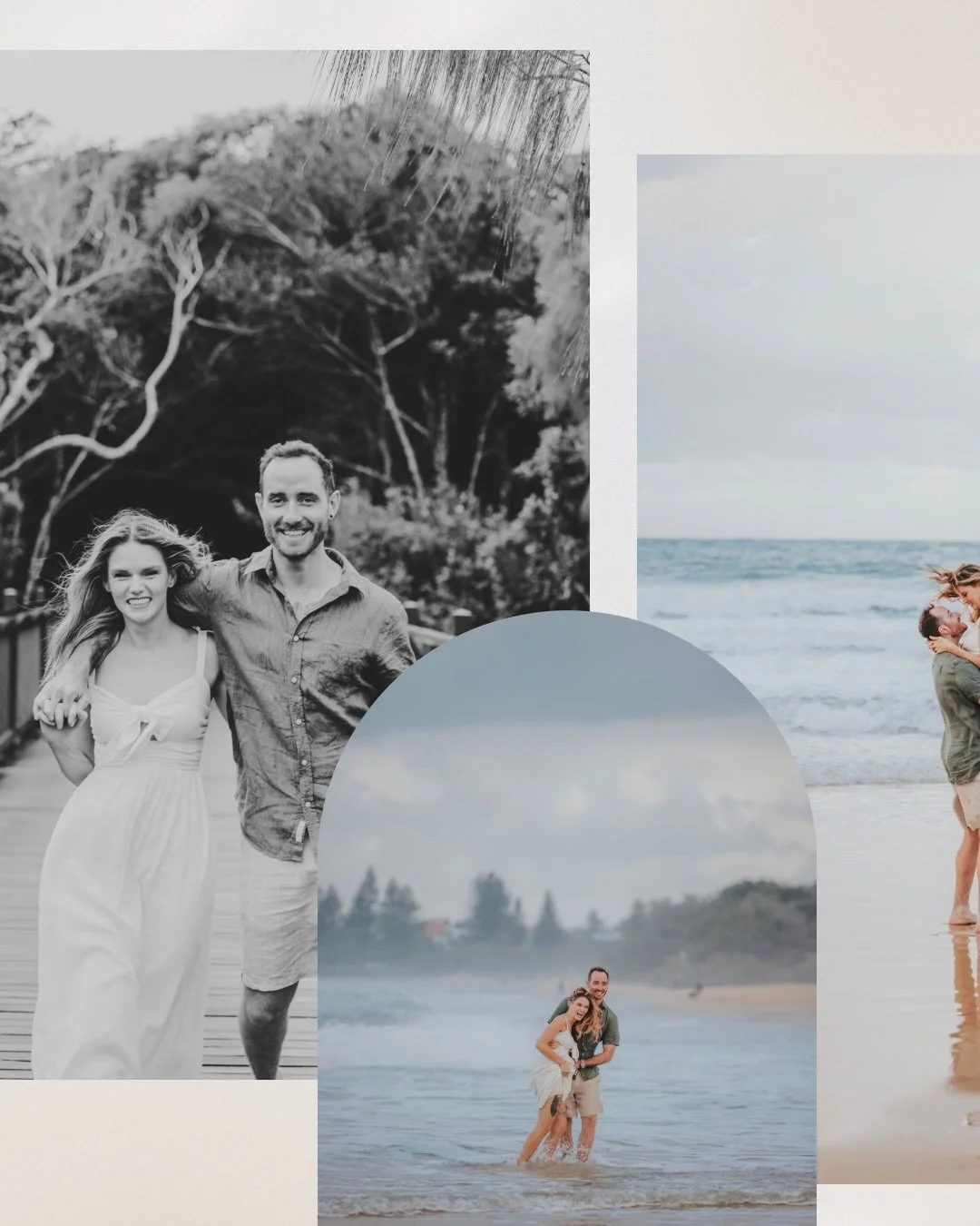 42 days and counting!!! Em &amp; Nate are on the home stretch until they become Husband &amp; Wife! ❤️✨
So of course we had to catch up for their pre wedding session! Somehow we managed to dodge the rain and have loads of laughs! 

See you both again