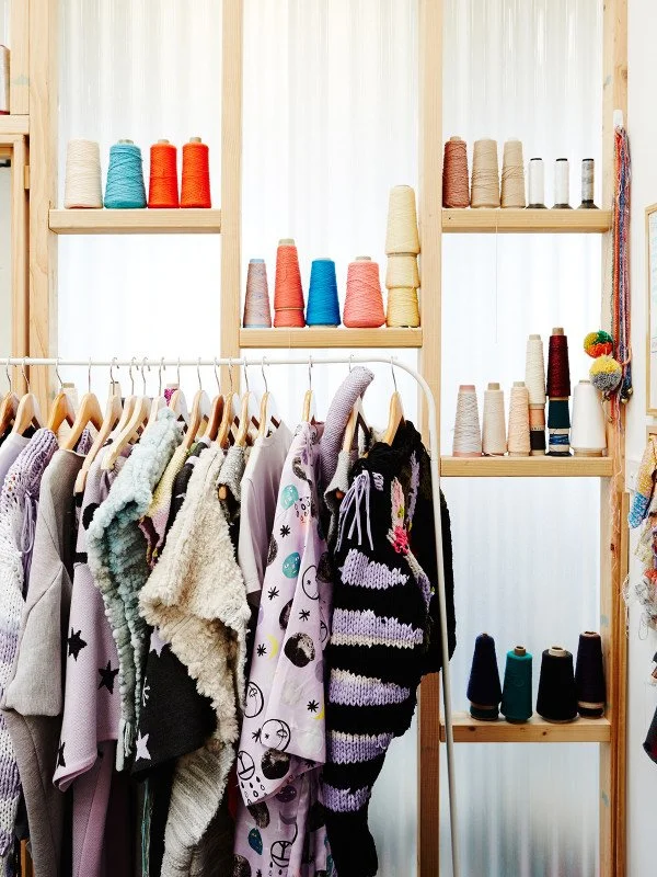 Eileen Braybrook textiles studio handmade craft knit