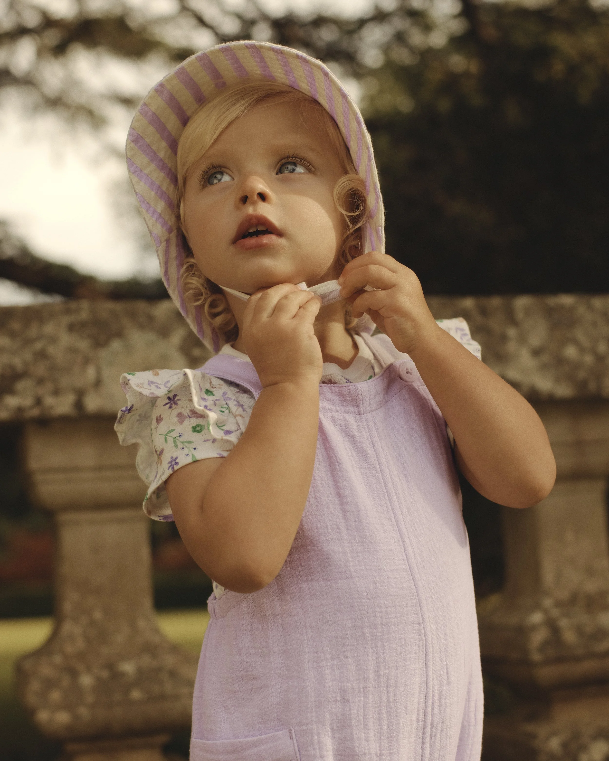 baby girl childrenswear yardage print hand painted ditsy florals