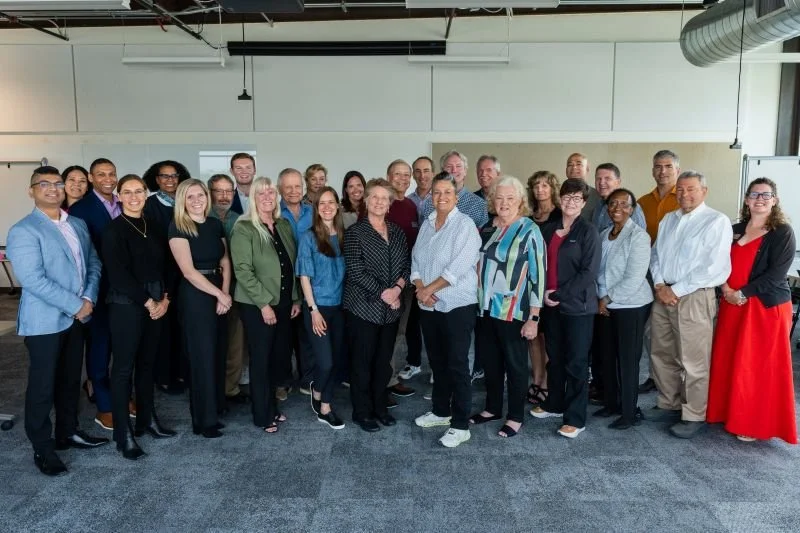 Semester at Sea group photograph at an Institute for Shipboard Education gathering.