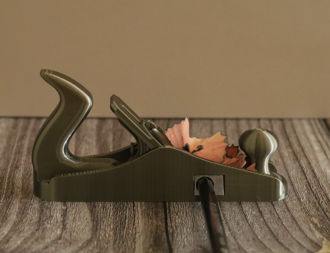 Woodworking Bench Plane Pencil Sharpener - Color Bronze