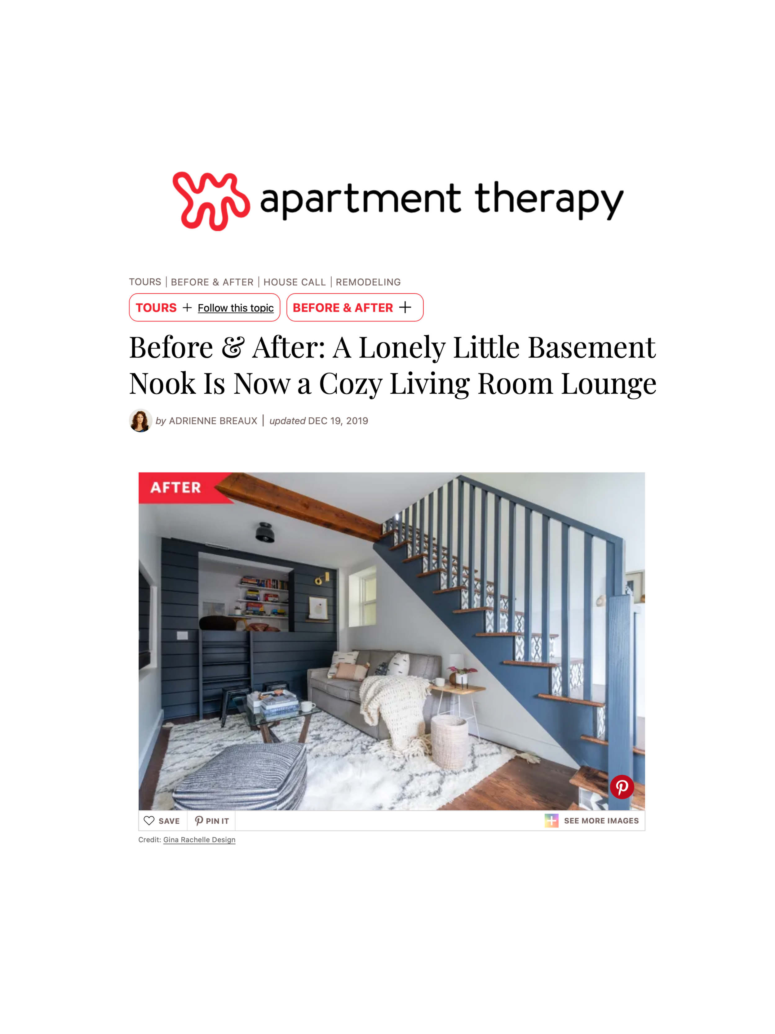 Apartment Therapy 2019 