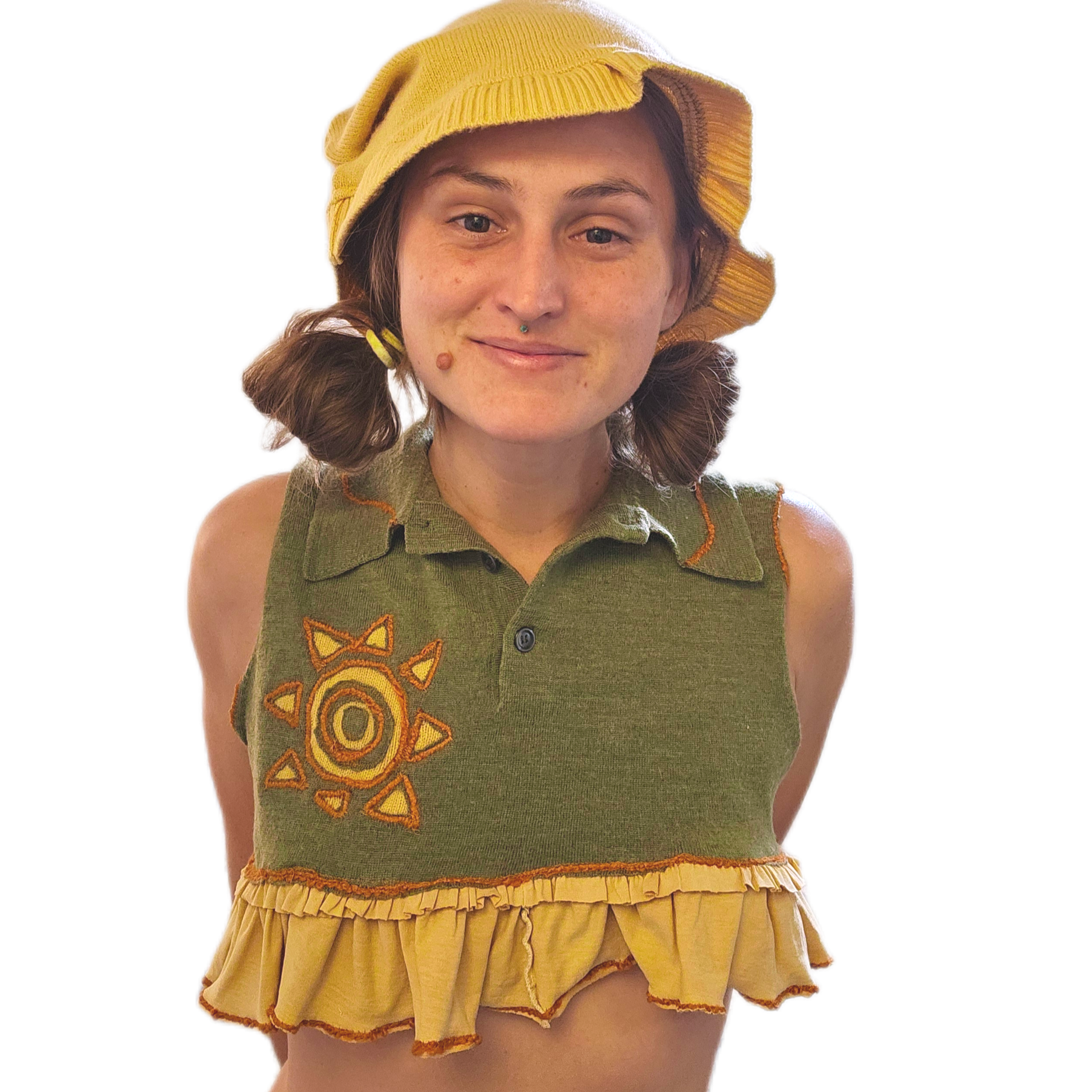 sew human sun spiral