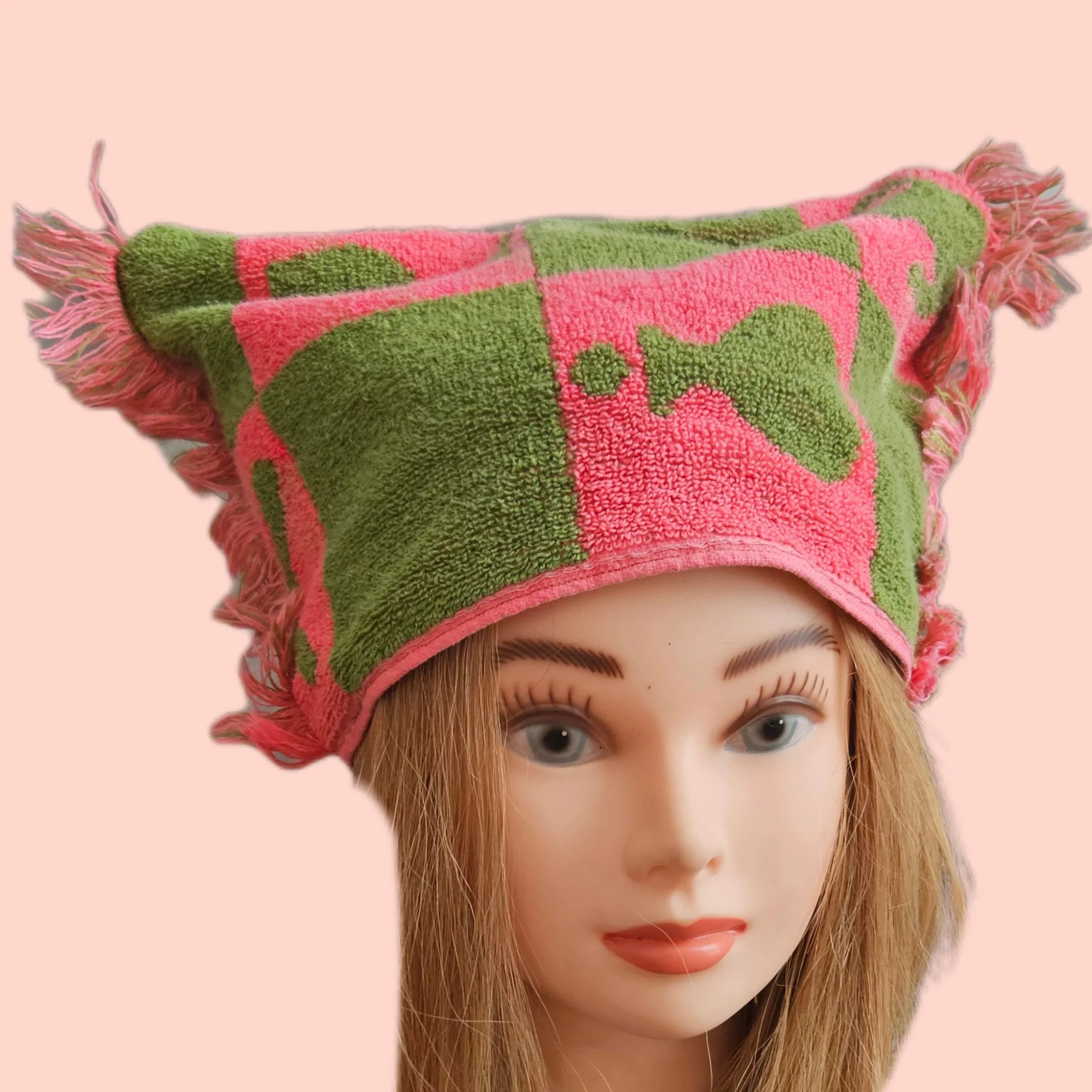 vintage in kitchen checkers