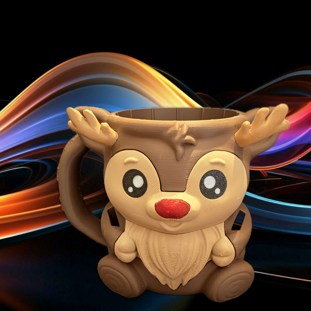 Rudy the Red Nose Reindeer Pint Holder