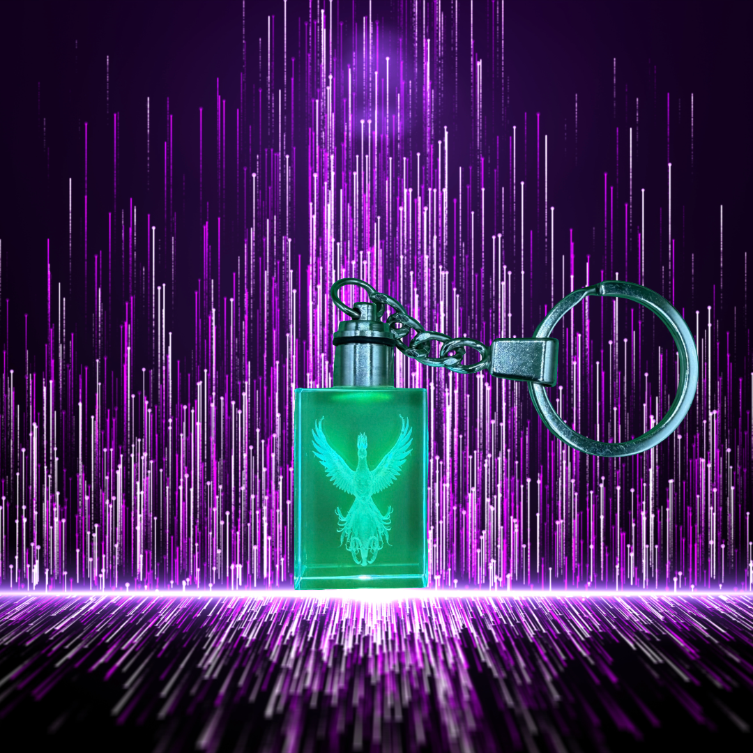 PHOENIX KEYCHAIN CRYSTAL
