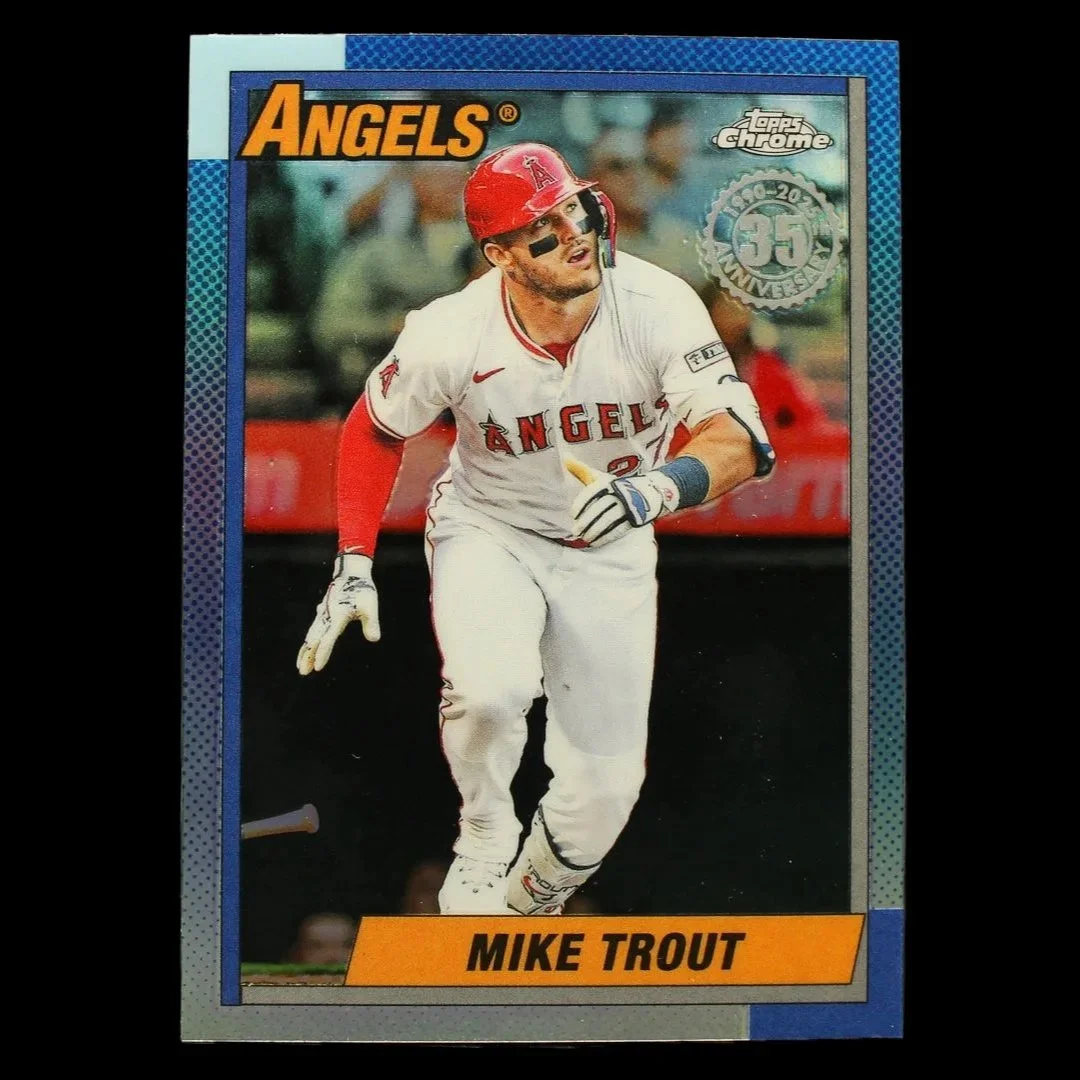 Mike Trout 35th Anniversary Refractor#90CU-1