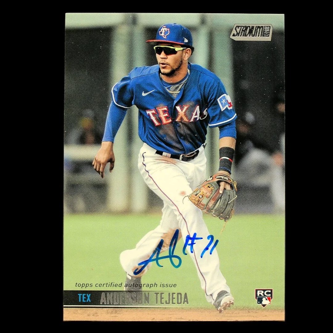 Anderson Tejeda Autographed Rookie#SCBA-AT