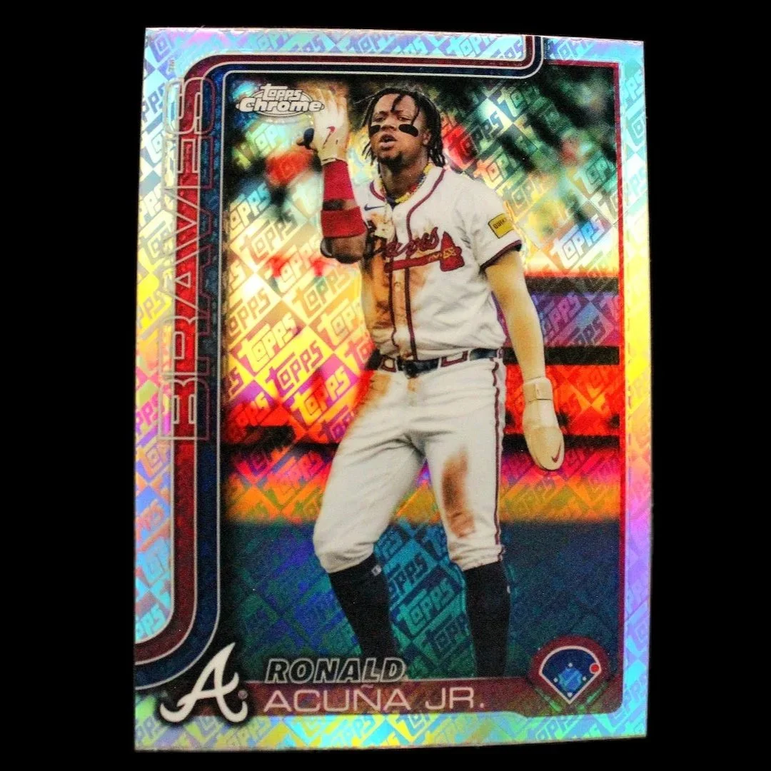 Ronald Acuña Jr. Topps Logo Refractor#257