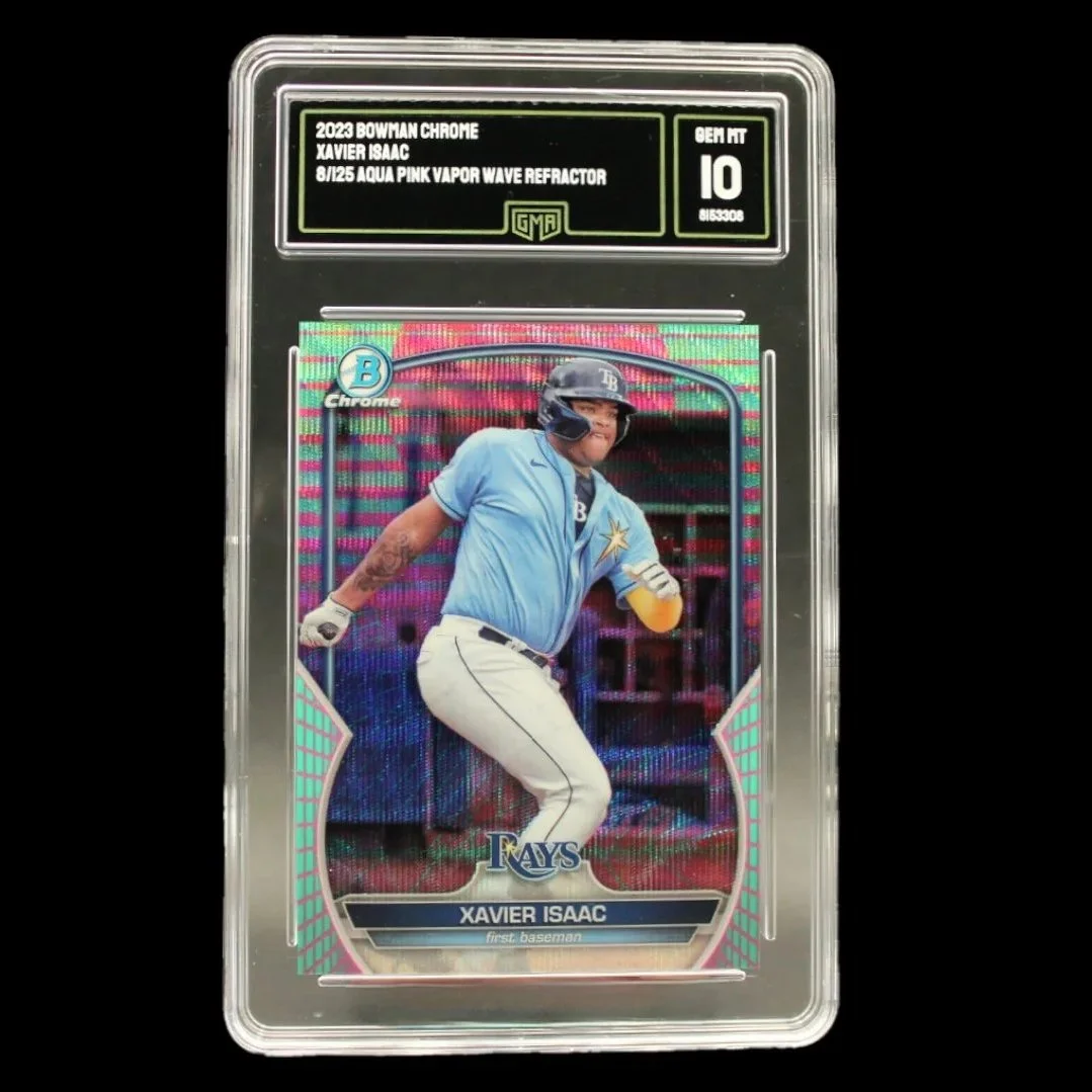 Xavier Isaac Aqua Pink Vapor Wave Refractor#BCP-157-/125