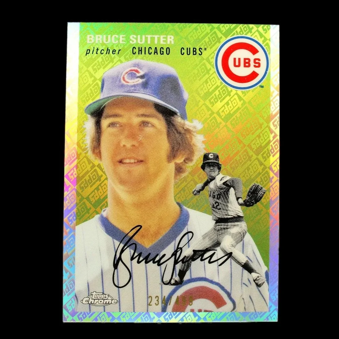 Bruce Sutter Topps Logo Refractor#419-/499