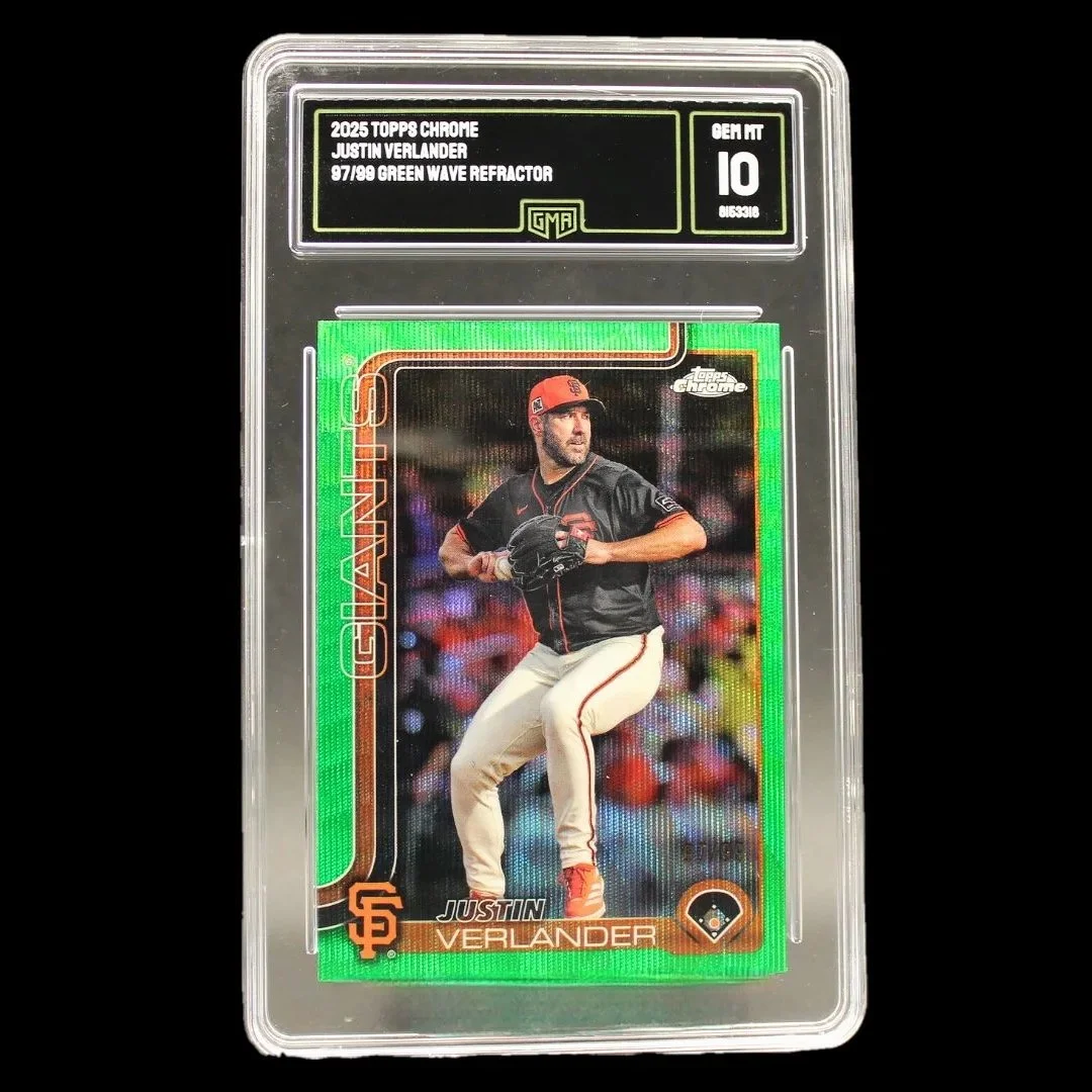 Justin Verlander Green Wave Refractor#242-/99