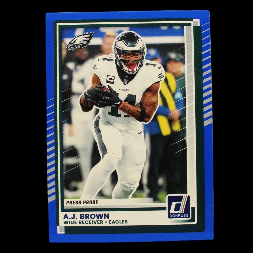 A.J. Brown Blue Border#22