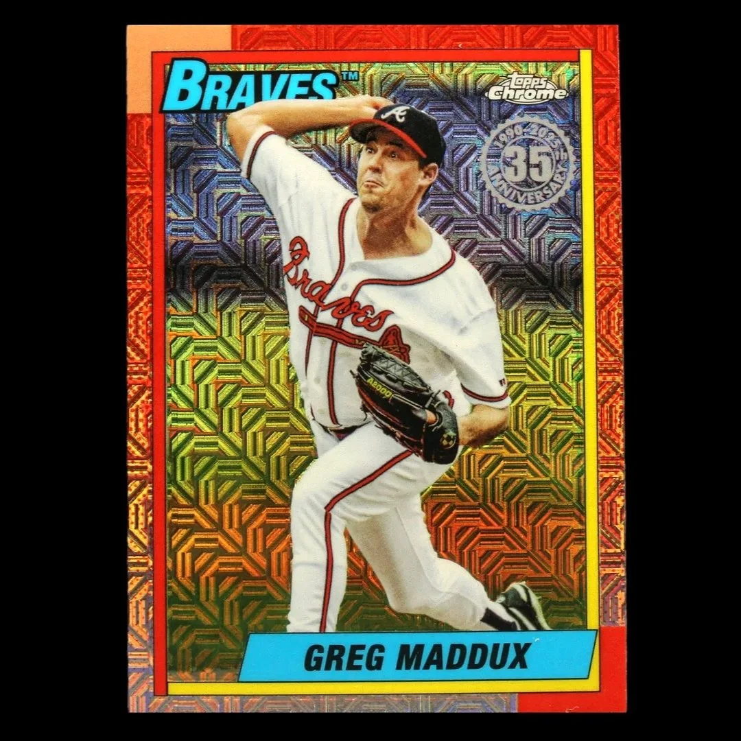 Greg Maddux 35th Anniversary Mojo Refractor#U90C-60
