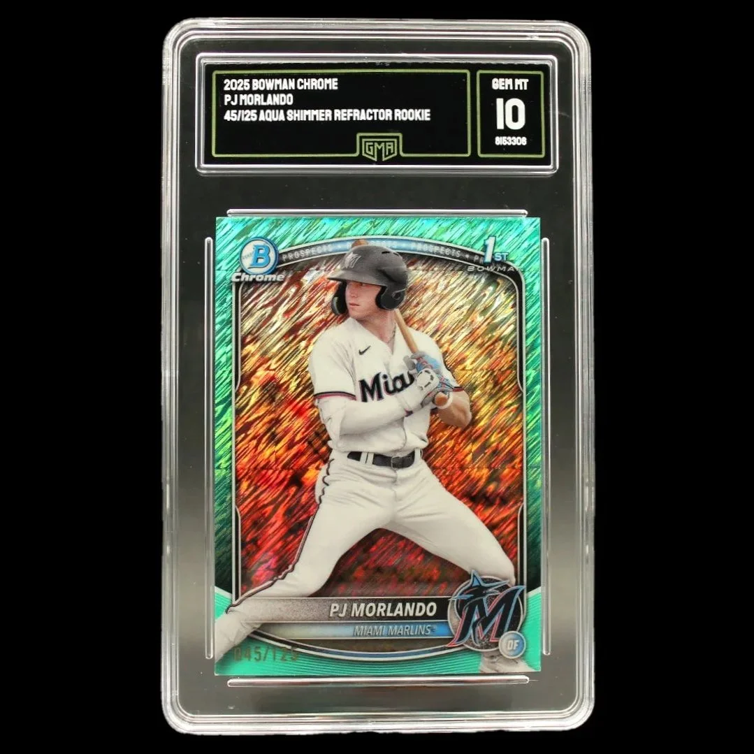 PJ Morlando Aqua Shimmer Rookie#BCP-91-/125