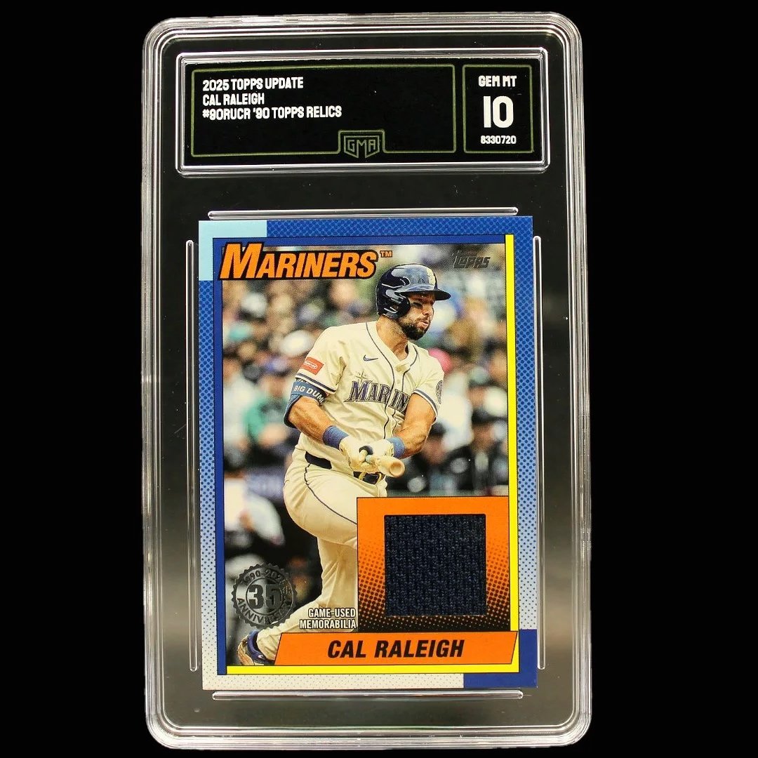 Cal Raleigh 90' Topps Relics #90RU-CR