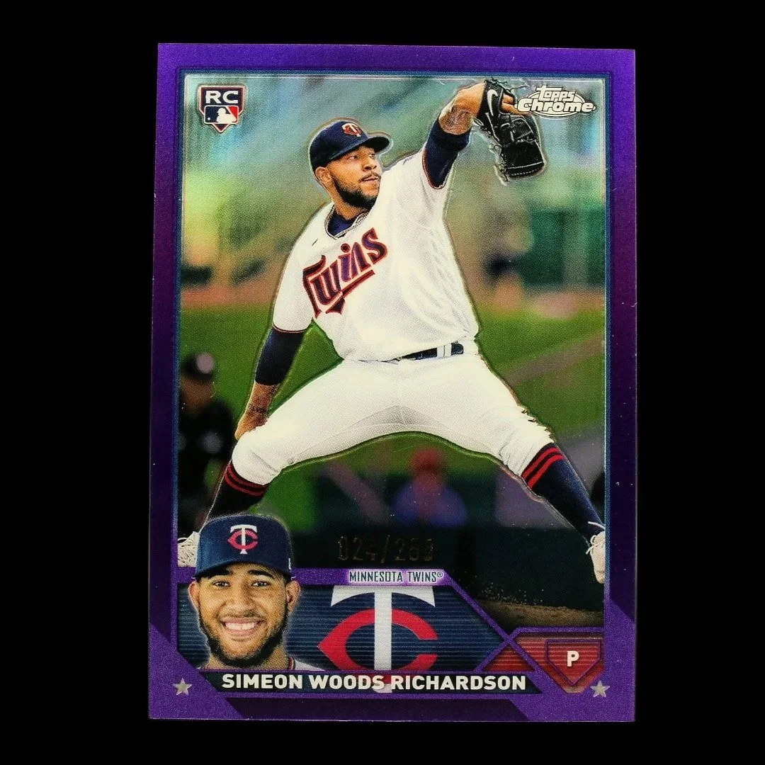 Simeon Woods Richardson Purple Refractor Rookie#173-/250