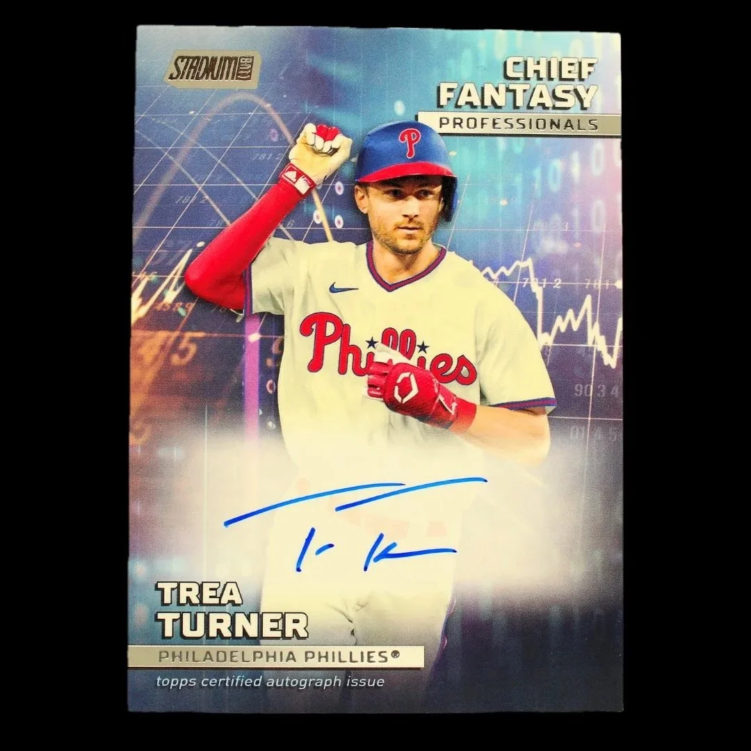 Trea Turner Chief Fantasy Autographed#CFPRO-TT-/25