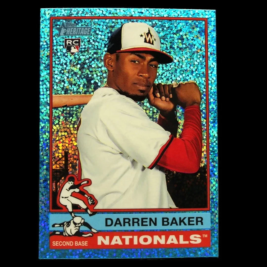 Darren Baker Blue Sparkle Refractor Rookie#301