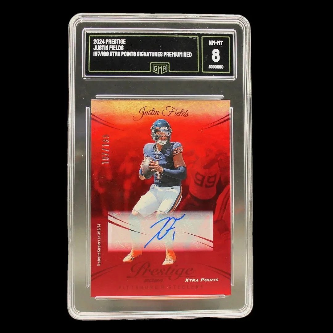 Justin Fields Xtra Points Signatures Premium Red #248-/199