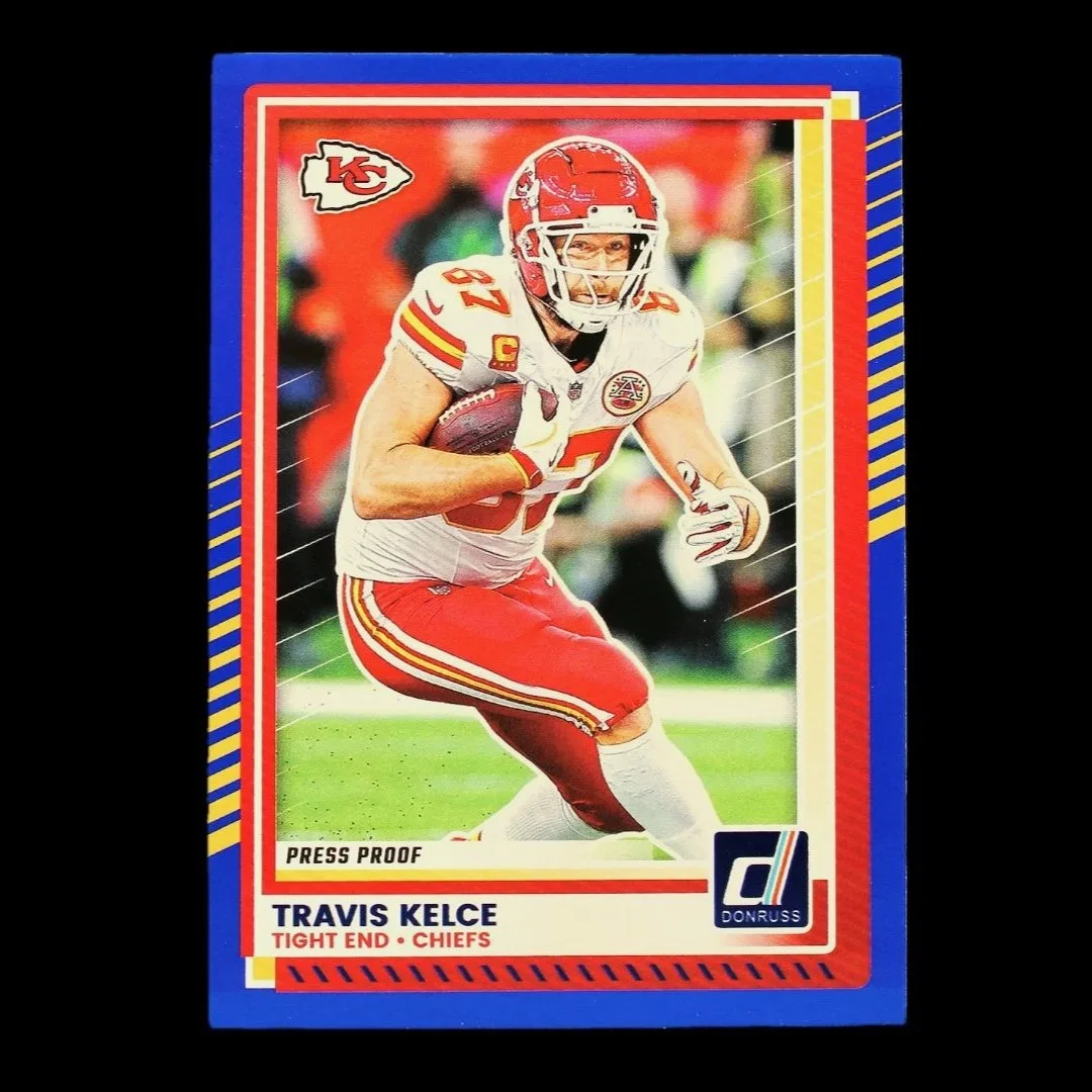 Travis Kelce Blue Border #191