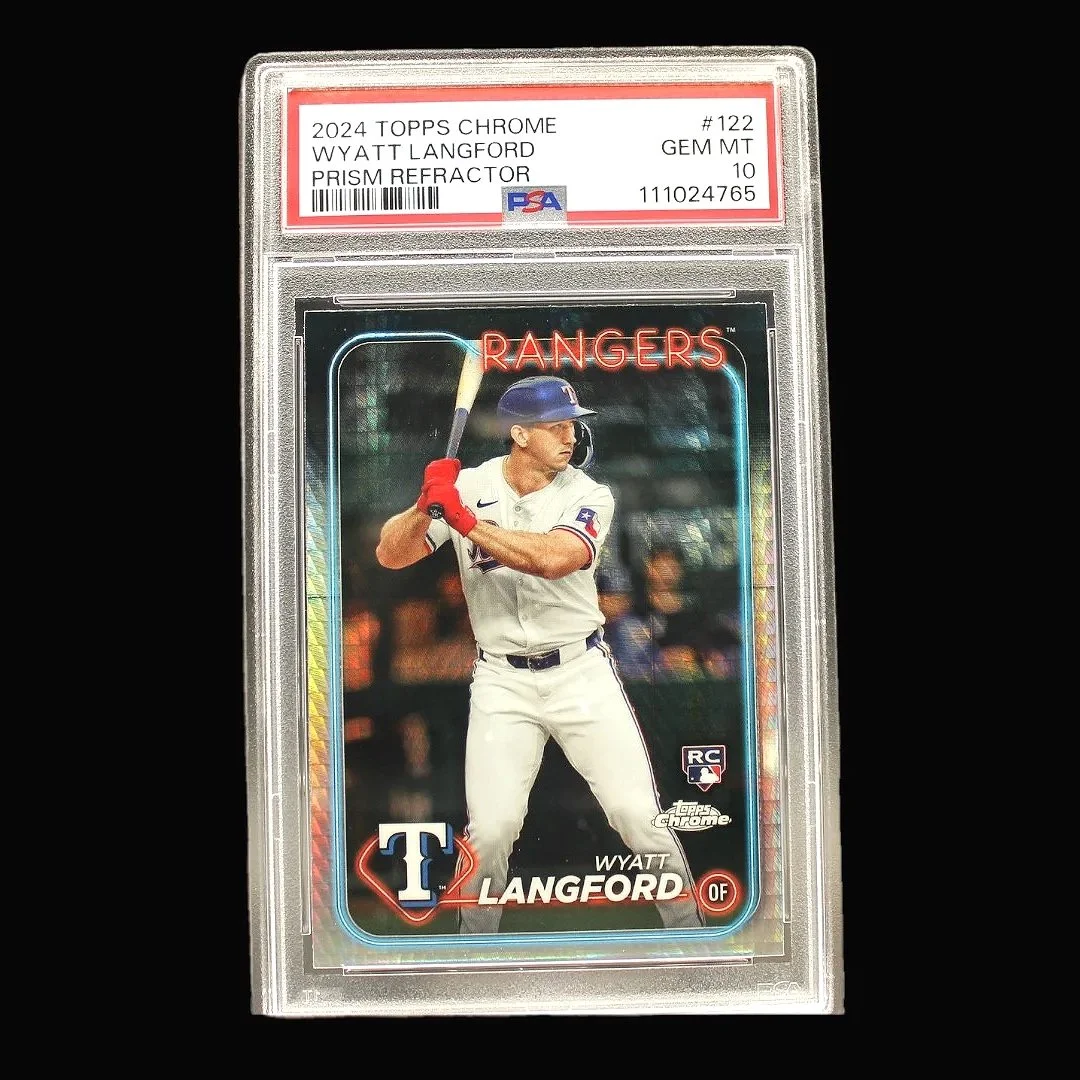 Wyatt Langford Rookie Prism Refractor#122