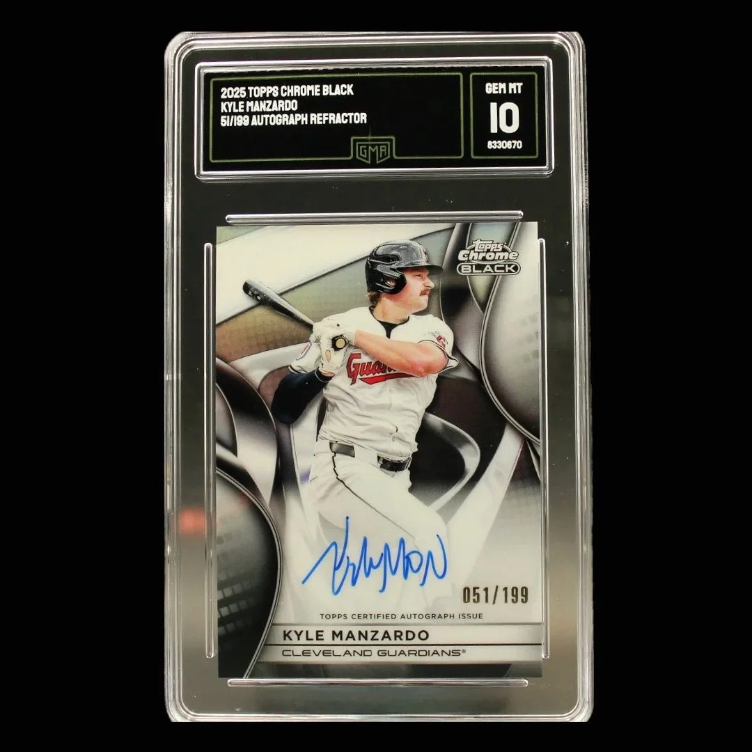 Kyle Manzardo Autograph Refractor#CBA-KM/199