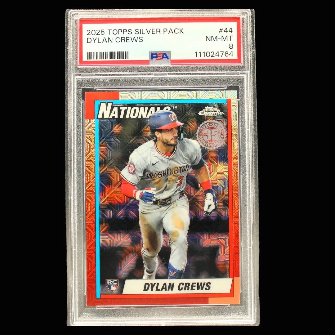 Dylan Crews Mojo Refractor Silver Pack #44