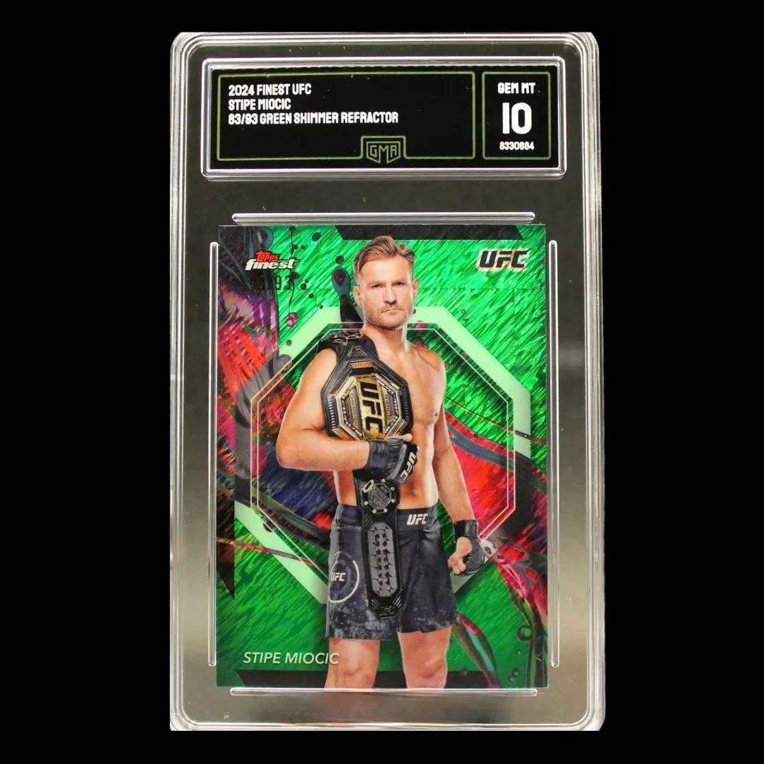 Stipe Miocic Green Shimmer Refractor#7-/93