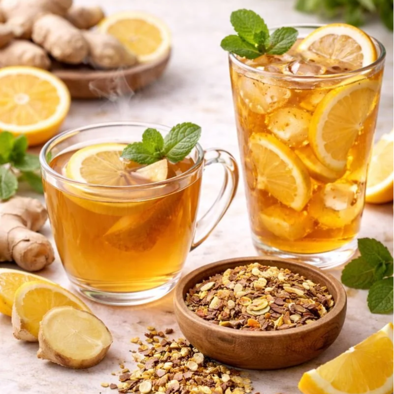 Crisp & Zesty Ginger Lemon Tea