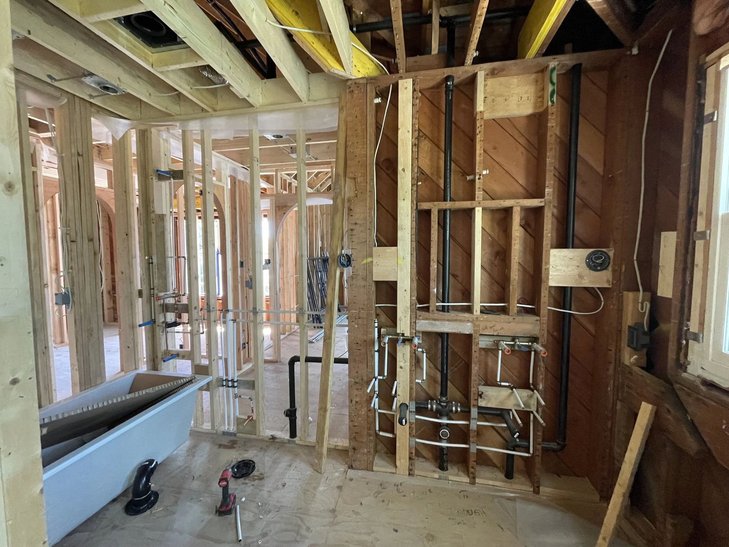 Top floor bathroom renovation 