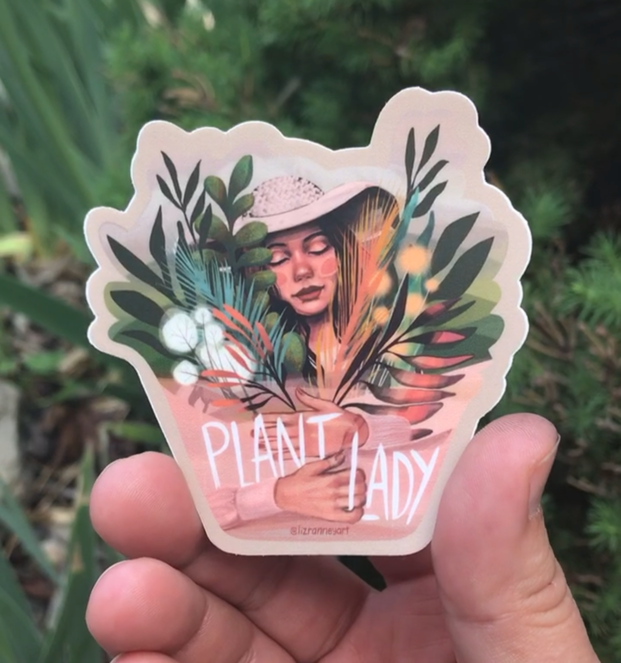 Plant Lady Sticker