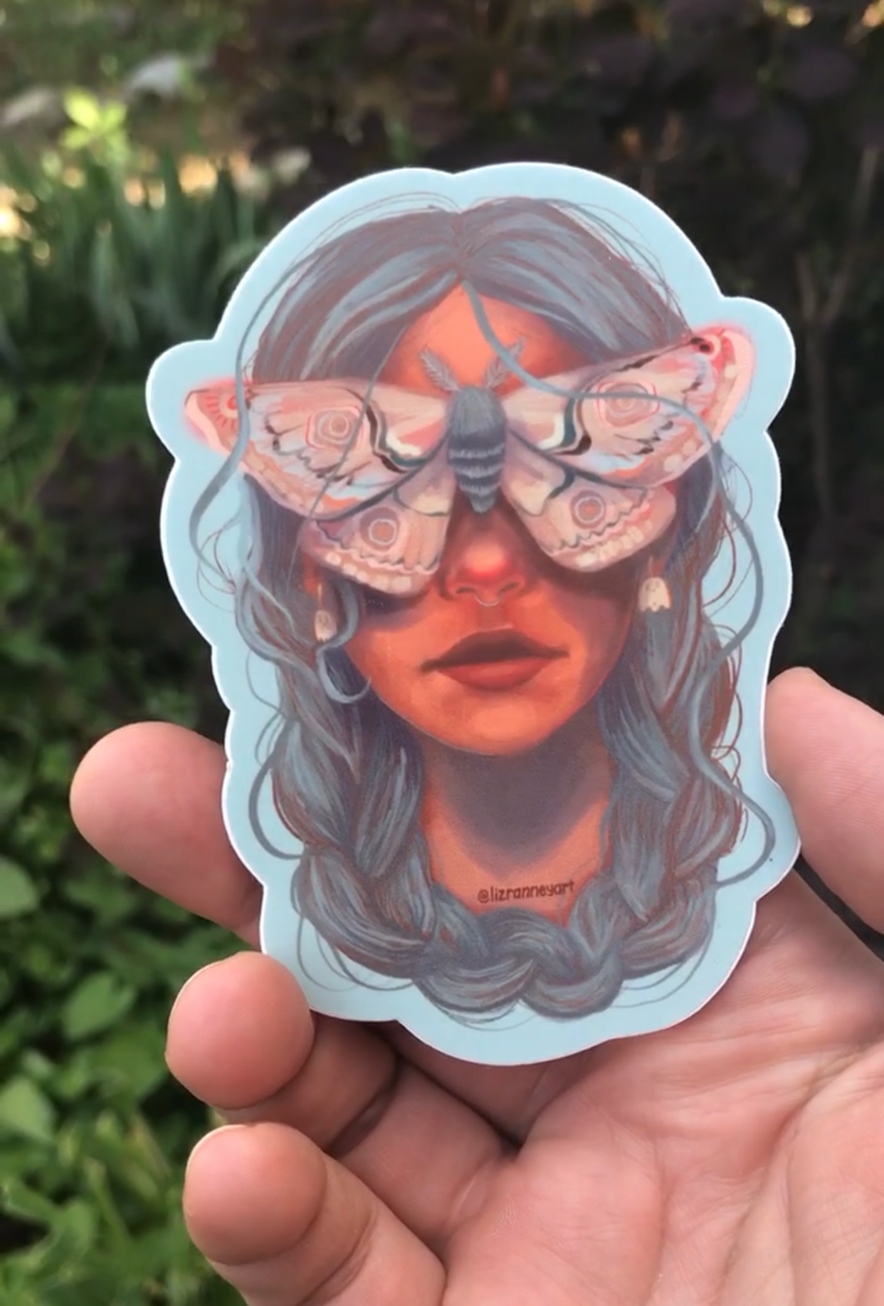 Moth Sticker