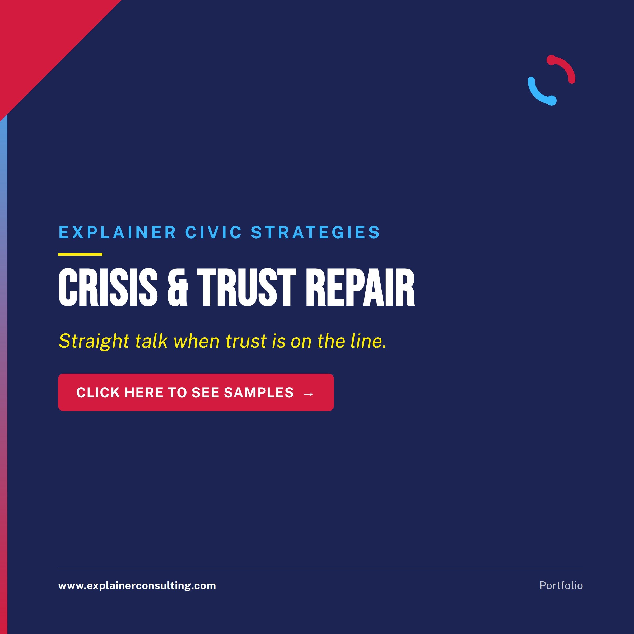 Crisis and Trust Repair