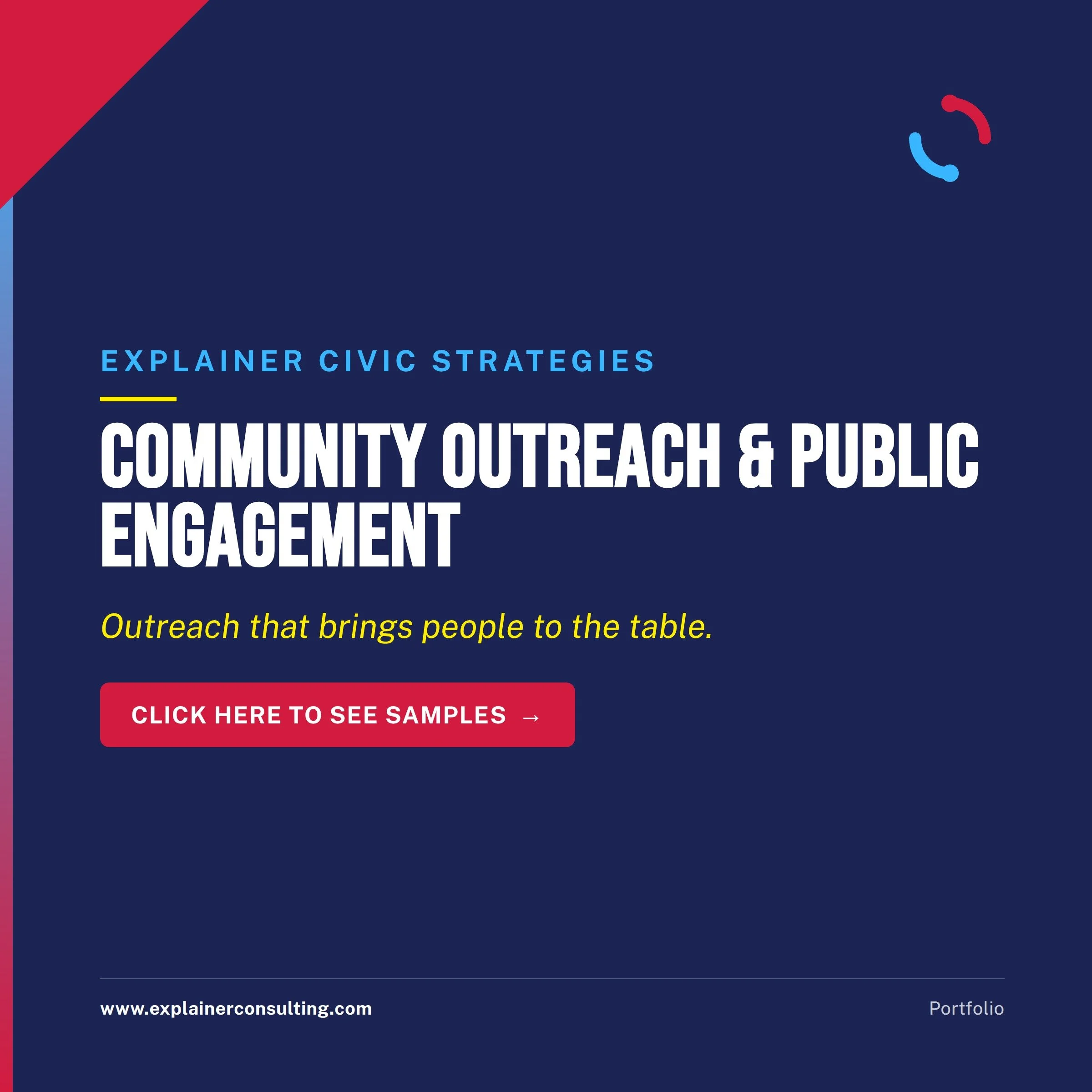 Community Outreach & Public Engagement